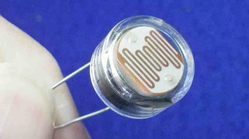 photo of light dependant resistor, LDR